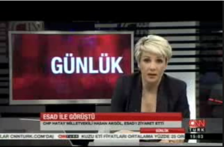 CNN Türk Spikeri Saynur Tezelden Rejiye Fırça