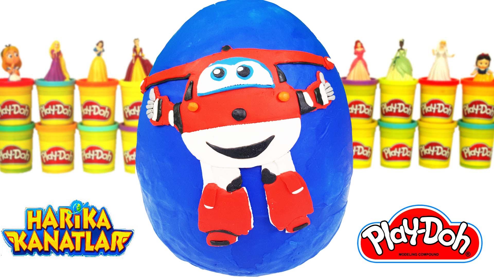 Harika Kanatlar Jett Dev Süpriz Yumurta ToyBox Play Doh Pinypon Jett Harika Kanatlar Oyun Hamuru